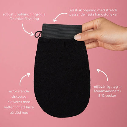 Exfoliating Glove – Silkeslen hud på några minuter